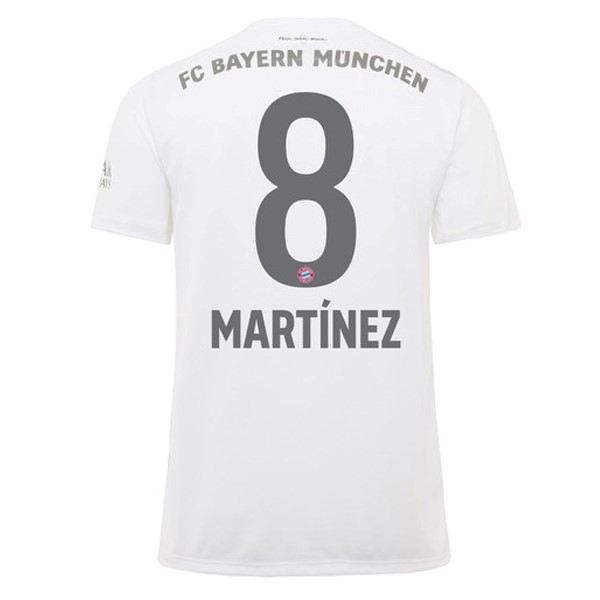 Camiseta Bayern Munich NO.8 Martinez 2ª 2019-2020 Blanco